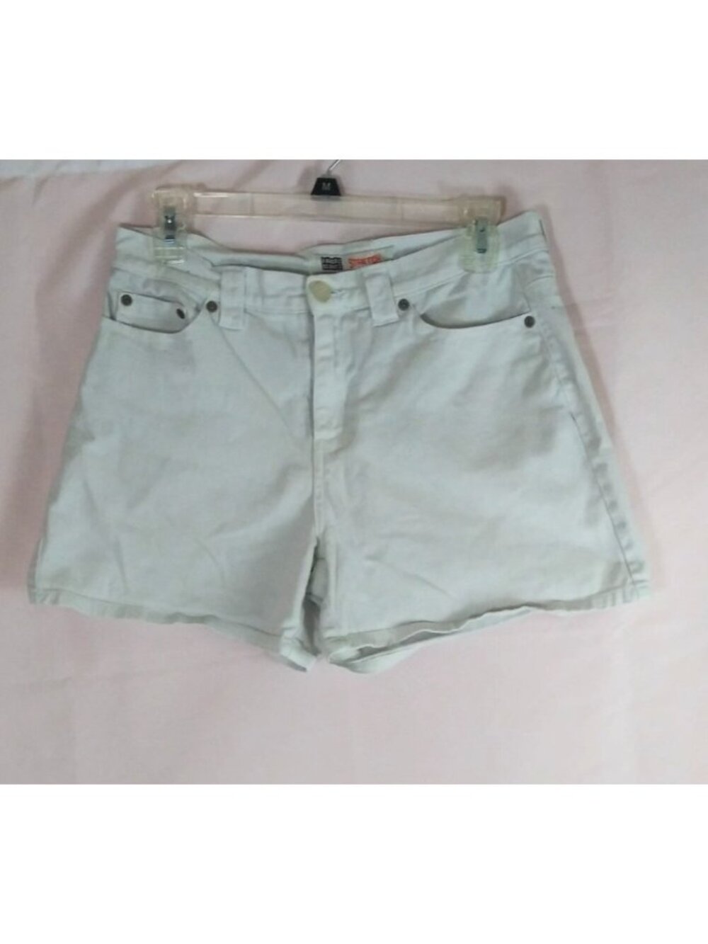 Faded Glory Women's Stretch Low Rise Denim Booty Jean Short Size 6